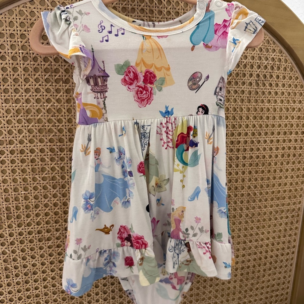 Posh Peanut Disney Princess Ball Twirl Bodysuit Dress
